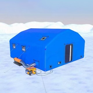 Палатка надувная пневмокаркасная 6 x 6 x 3,3 м